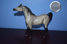 Load image into Gallery viewer, Dapple Grey Arabian-Show Stance Arabian-Breyer Classic