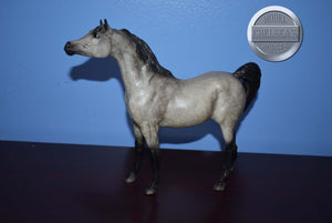Dapple Grey Arabian-Show Stance Arabian-Breyer Classic