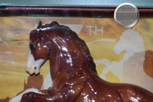 Load image into Gallery viewer, Chestnut Pinto 70th Anniversary Mustang-Glossy New in Box-Fighting Stallion Mold-Breyer Traditional