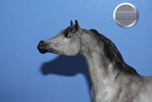 Dapple Grey Arabian-Show Stance Arabian-Breyer Classic