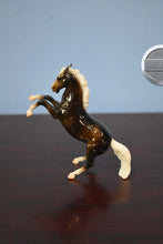 Load image into Gallery viewer, Mini Charcoal Fighting Stallion-Mini Fighting Stallion Mold-Breyer Stablemate