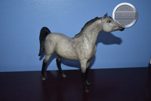 Dapple Grey Arabian-Show Stance Arabian-Breyer Classic