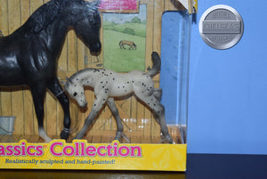 Appaloosa Mare and Foal-Johar Mold-New in Box-Breyer Classic