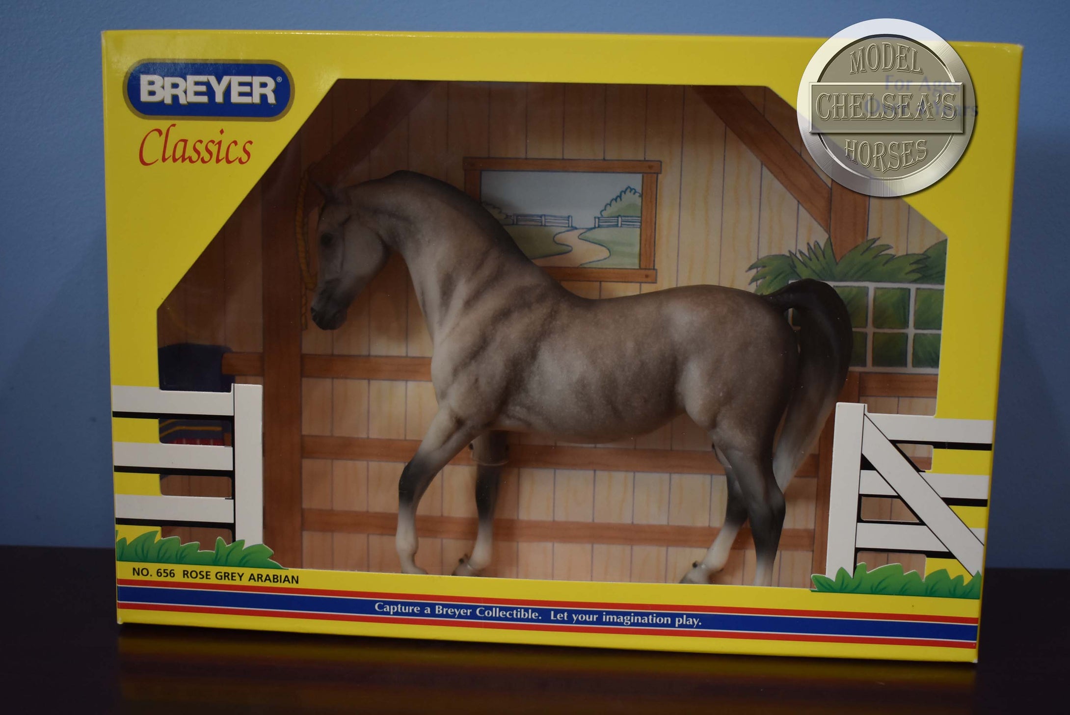 Dapple Grey Arabian-Johar Mold-New in Box-Breyer Classic
