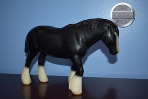 TRU Black English Shire-Shire Mare Mold-Breyer Traditional