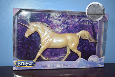 Zena-Unicorn-New in Box-Shagya Arabian Mold-Breyer Traditional