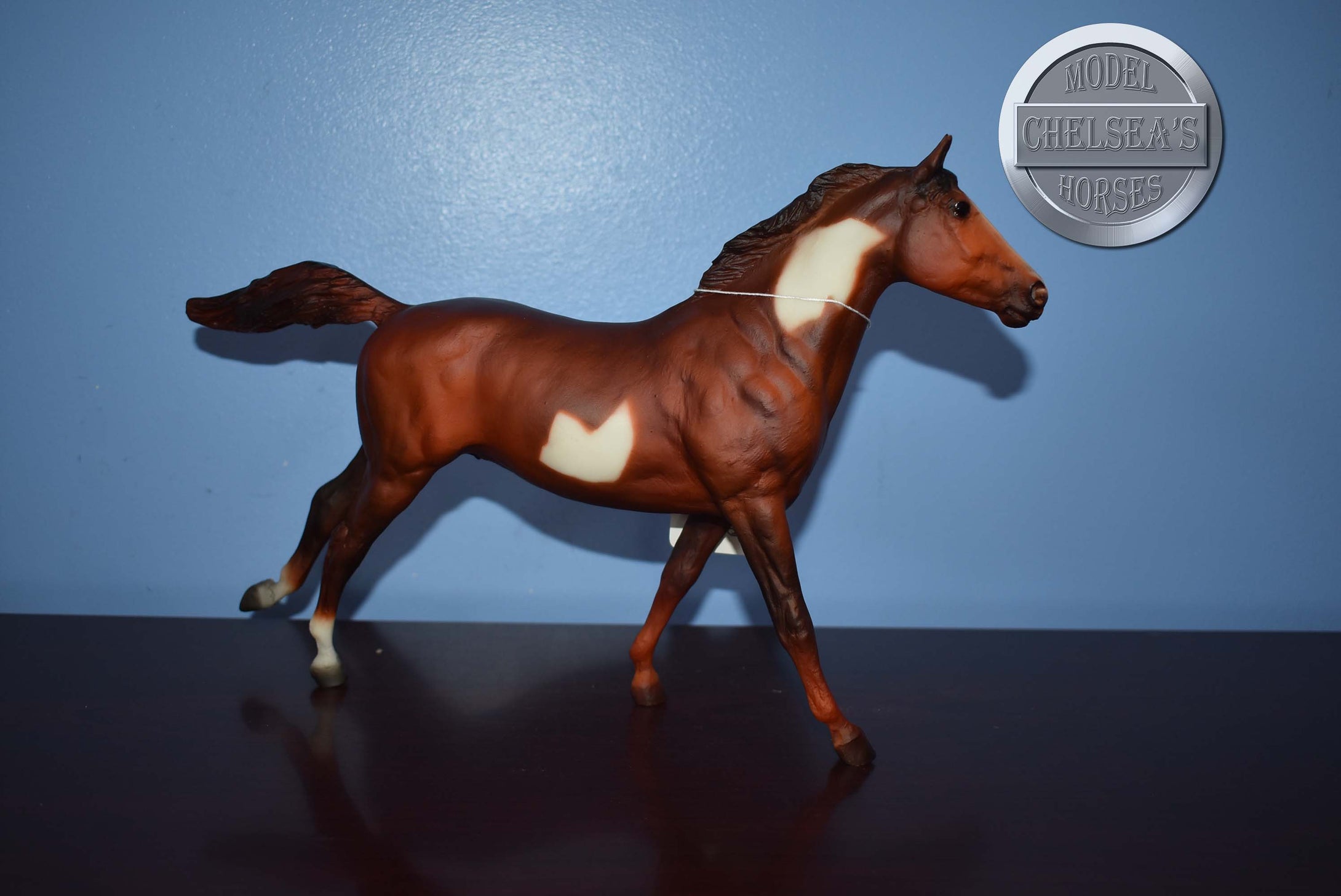 Liver Chestnut Paint-Phar Lap Mold-Breyer Traditional