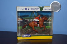 Load image into Gallery viewer, Justify Red Silks-Holiday Exclusive-Breyer Ornament