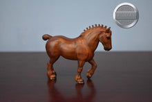 Load image into Gallery viewer, Mini Woodgrain Clydesdale Stallion-Mini Clydesdale Stallion Mold-Breyer Stablemate