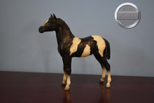 Load image into Gallery viewer, Black and White Paint Foal-Standing Stock Horse Foal Mold-Breyer Traditional