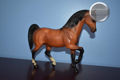 Bay Family Arabian Stallion-FAS Mold-Breyer Traditional