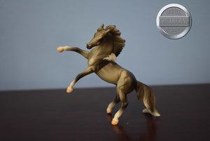 Grey Pinto Mustang-Rearing Andalusian Mold-Breyer Stablemate