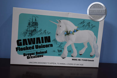 Gawain-Vintage Club Exclusive-Shire Gelding Mold-No COA, No Flowers-Breyer Traditional