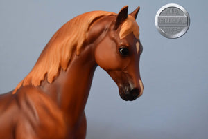 Chestnut Family Arabian Stallion-Family Arabian Stallion Mold-Breyer Traditional