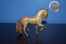 Load image into Gallery viewer, Metallic Peach Sorrel-Mystery Horse Series 2-Andalusian Mold-Breyer Stablemate