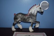 Load image into Gallery viewer, Snow Dragon-Artisans Hall Dapple Grey Shire-Ed Gonzales-Trotting Drafter-Peter Stone