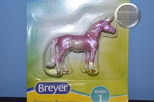 Load image into Gallery viewer, Rose Quartz Unicorn-New on Card-Warmblood Mold-Breyer Stablemate