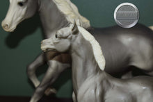 Load image into Gallery viewer, Sugar and Spice-Smoke Grey-Running Mare and Running Foal Mold-Breyer Traditional