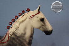 Load image into Gallery viewer, Snow Dragon-Artisans Hall Dapple Grey Shire-Ed Gonzales-Trotting Drafter-Peter Stone