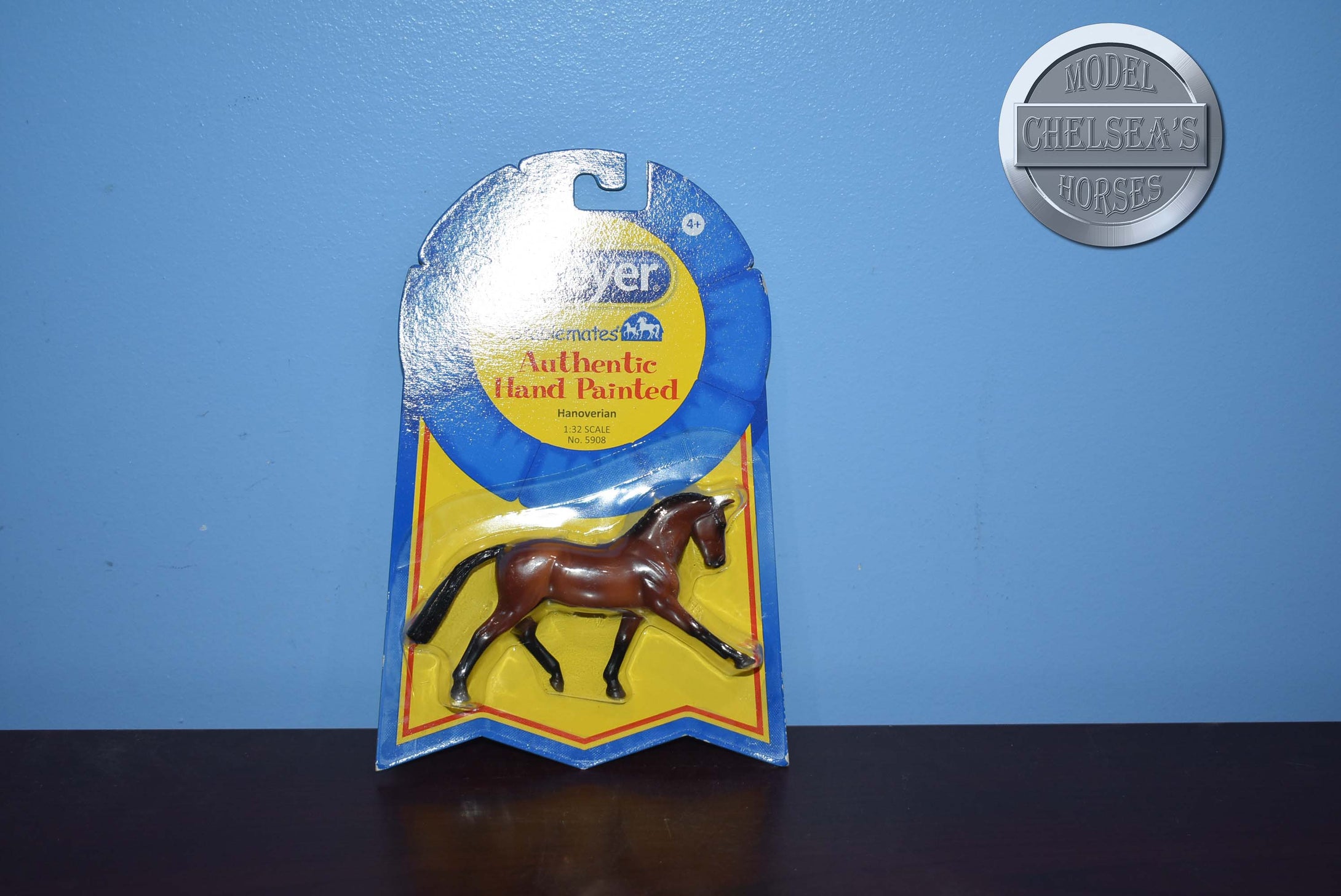 Bay Hanoverian-New on Card-Hanoverian Mold-Breyer Stablemate