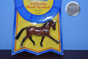 Bay Hanoverian-New on Card-Hanoverian Mold-Breyer Stablemate