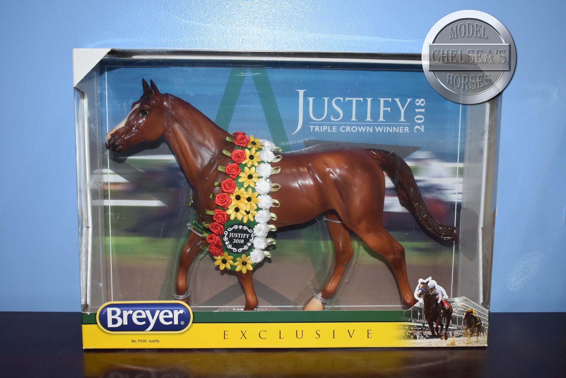 Justify #2-New in Box-Walking Thoroughbred Mold-Breyer Traditional