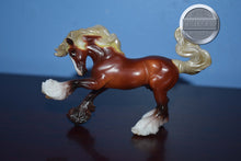Load image into Gallery viewer, Mini Solar-70th Anniversary Series-Mini Brishen Gypsy Vanner Mold-Breyer Stablemate