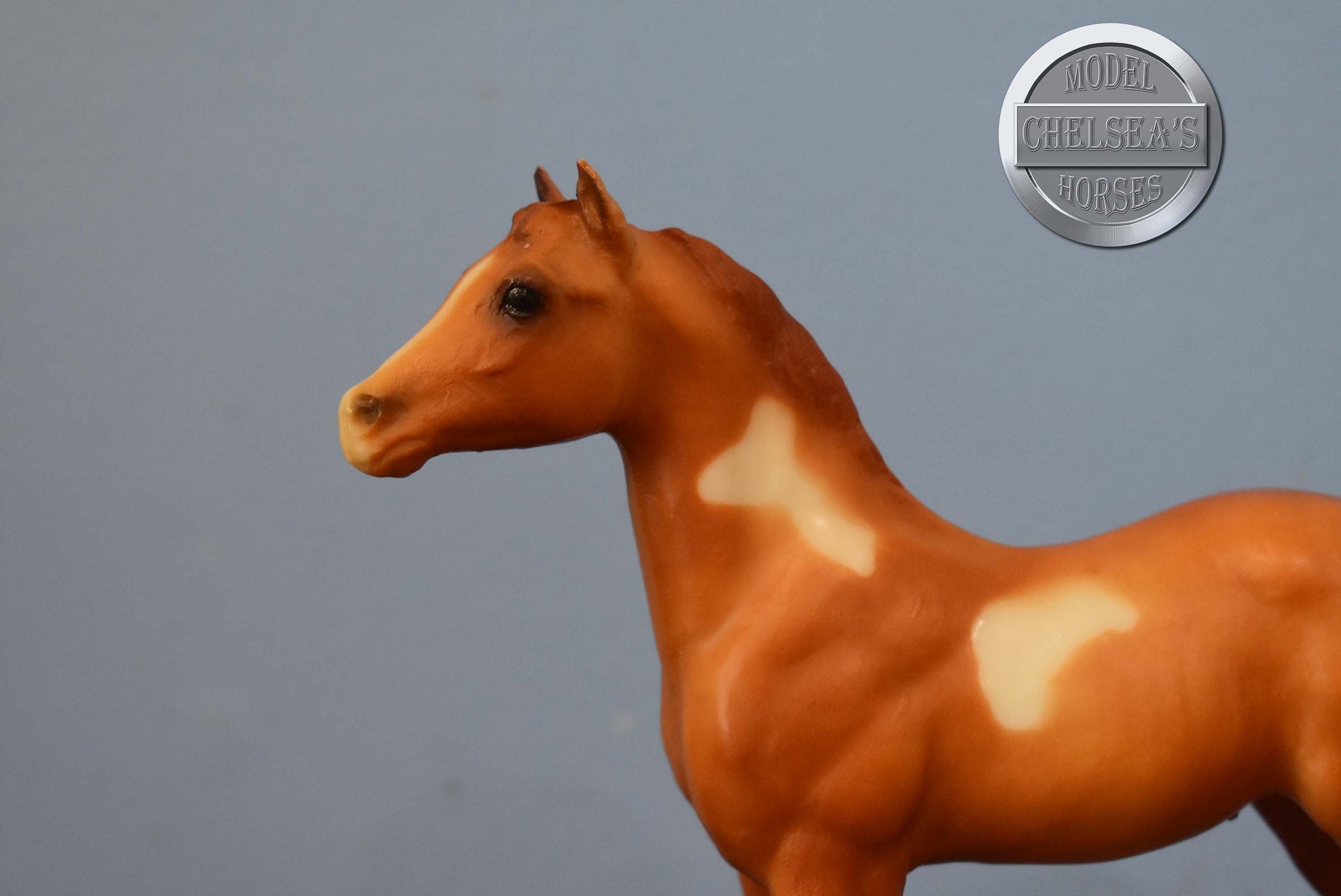 Light Chestnut Pinto Foal-Standing Stock Foal Mold-Breyer Traditional