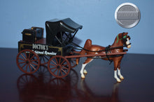 Load image into Gallery viewer, Doctor's Buggy with Chestnut Splash Pinto Saddlebred-Breyer Stablemate