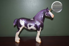 Load image into Gallery viewer, Hyacinth and Wisteria-Unicorn Clydesdale Mare and Foal Mold-Breyer Traditional