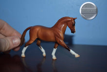 Load image into Gallery viewer, Chestnut Hanoverian-WEG Exclusive-Hanoverian Mold-Breyer Stablemate
