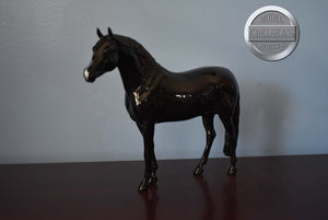 Coal-Holiday Web Special-RARE-Only 24 Produced-German Riding Pony Mold-Breyer Traditional