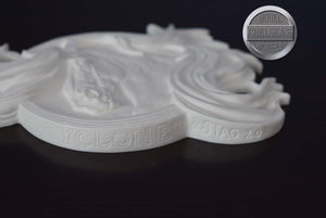 Cyclone Artist Resin Medallion-Unpainted by Khrysalis Studios