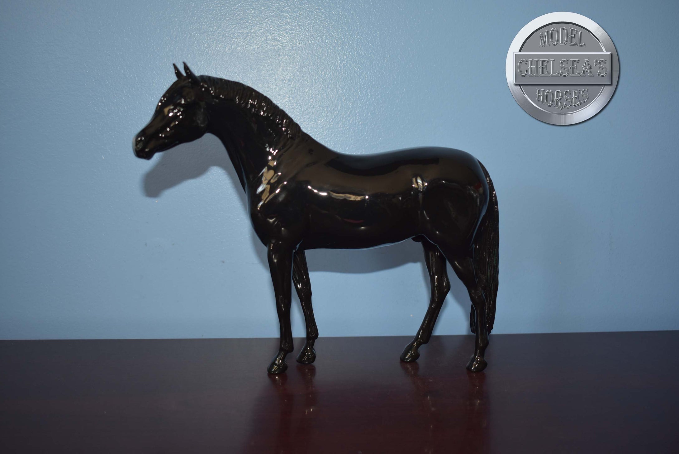 Coal-Holiday Web Special-RARE-Only 24 Produced-German Riding Pony Mold-Breyer Traditional