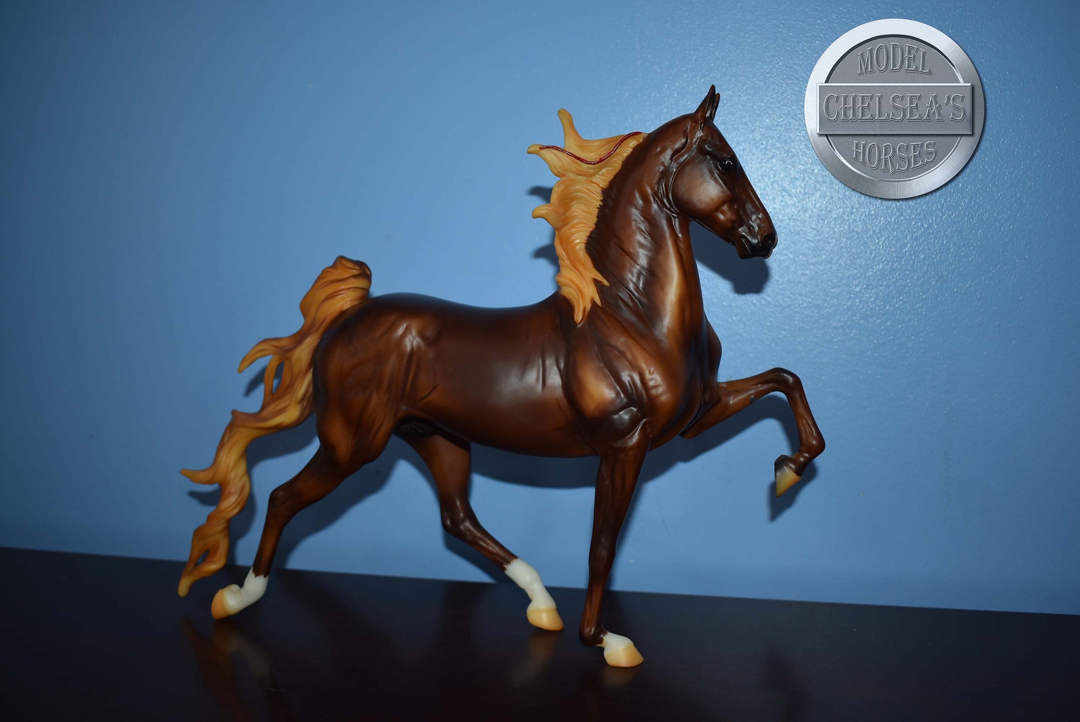 Marc of Charm-Racking Saddlebred Mold-Breyer Traditional