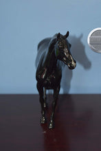 Load image into Gallery viewer, Coal-Holiday Web Special-RARE-Only 24 Produced-German Riding Pony Mold-Breyer Traditional