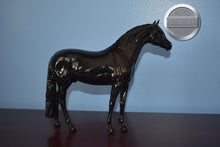 Load image into Gallery viewer, Coal-Holiday Web Special-RARE-Only 24 Produced-German Riding Pony Mold-Breyer Traditional