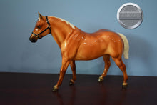Load image into Gallery viewer, Glossy Palomino-Quarter Horse Gelding Mold-Breyer Traditional
