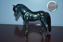 Load image into Gallery viewer, Green/Blue Custom Decorator on the Bouncer Mold-Breyer Traditional