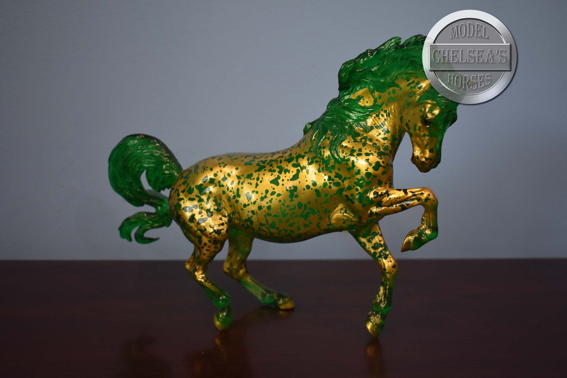 Spice Drop-Green Variation-Connemara Mare Mold-Breyer Traditional