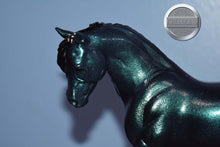 Load image into Gallery viewer, Green/Blue Custom Decorator on the Bouncer Mold-Breyer Traditional