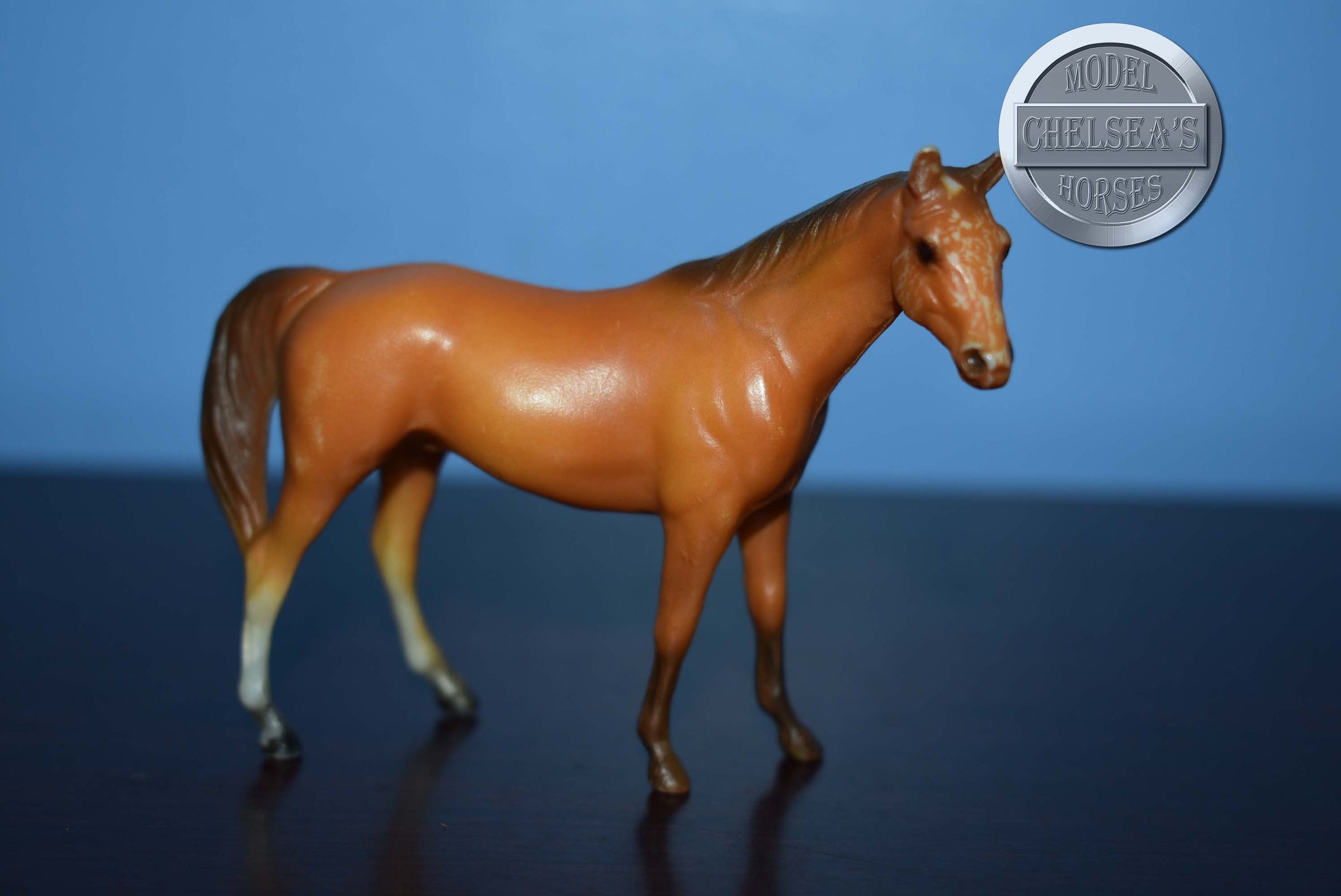 Chestnut Standing Thoroughbred Body-Citation Mold-Breyer Stablemate