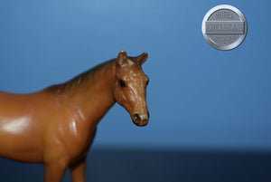 Chestnut Standing Thoroughbred Body-Citation Mold-Breyer Stablemate