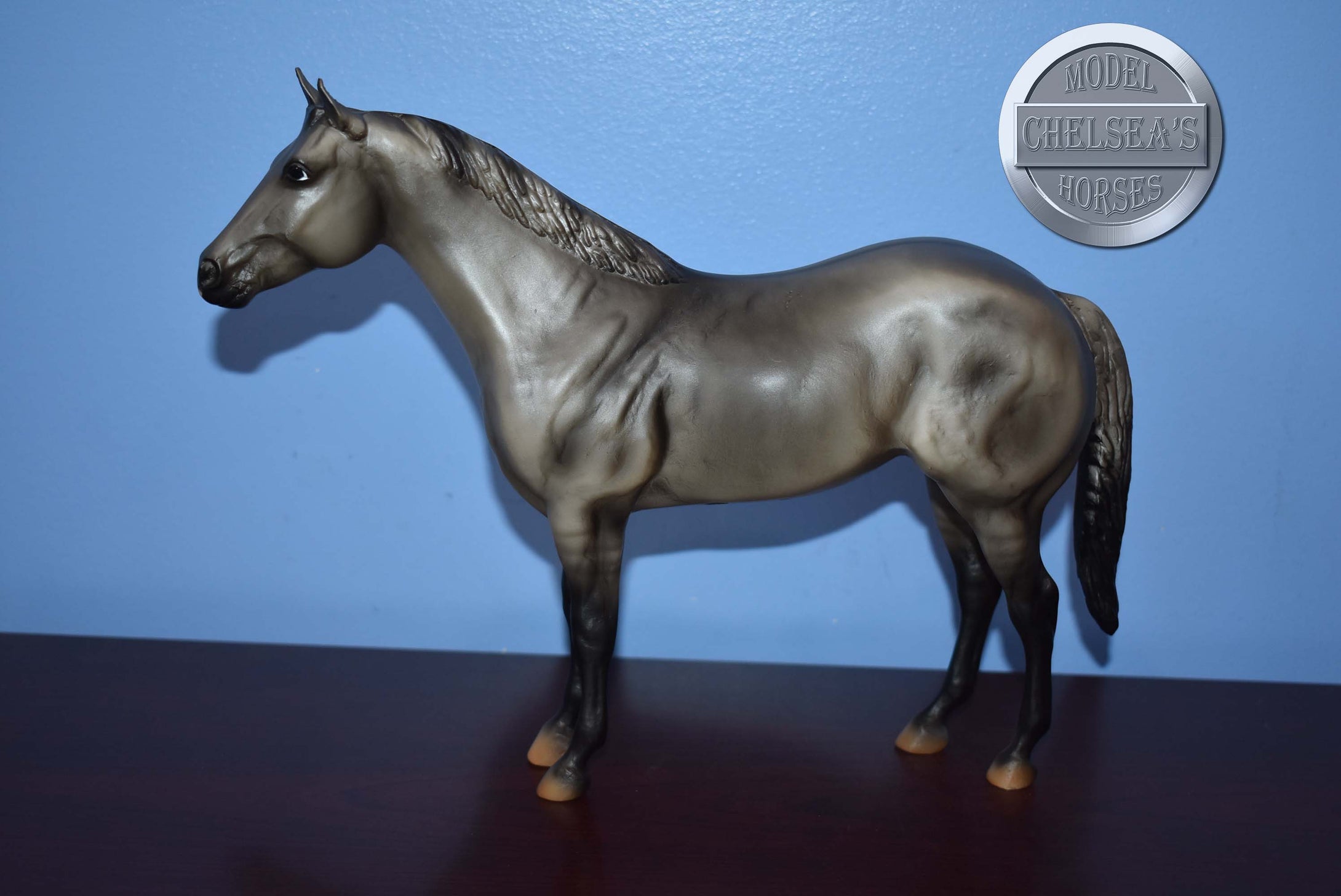 75th Anniversary Grullo AQHA-Ideal Quarter Horse Mold-Breyer Traditional