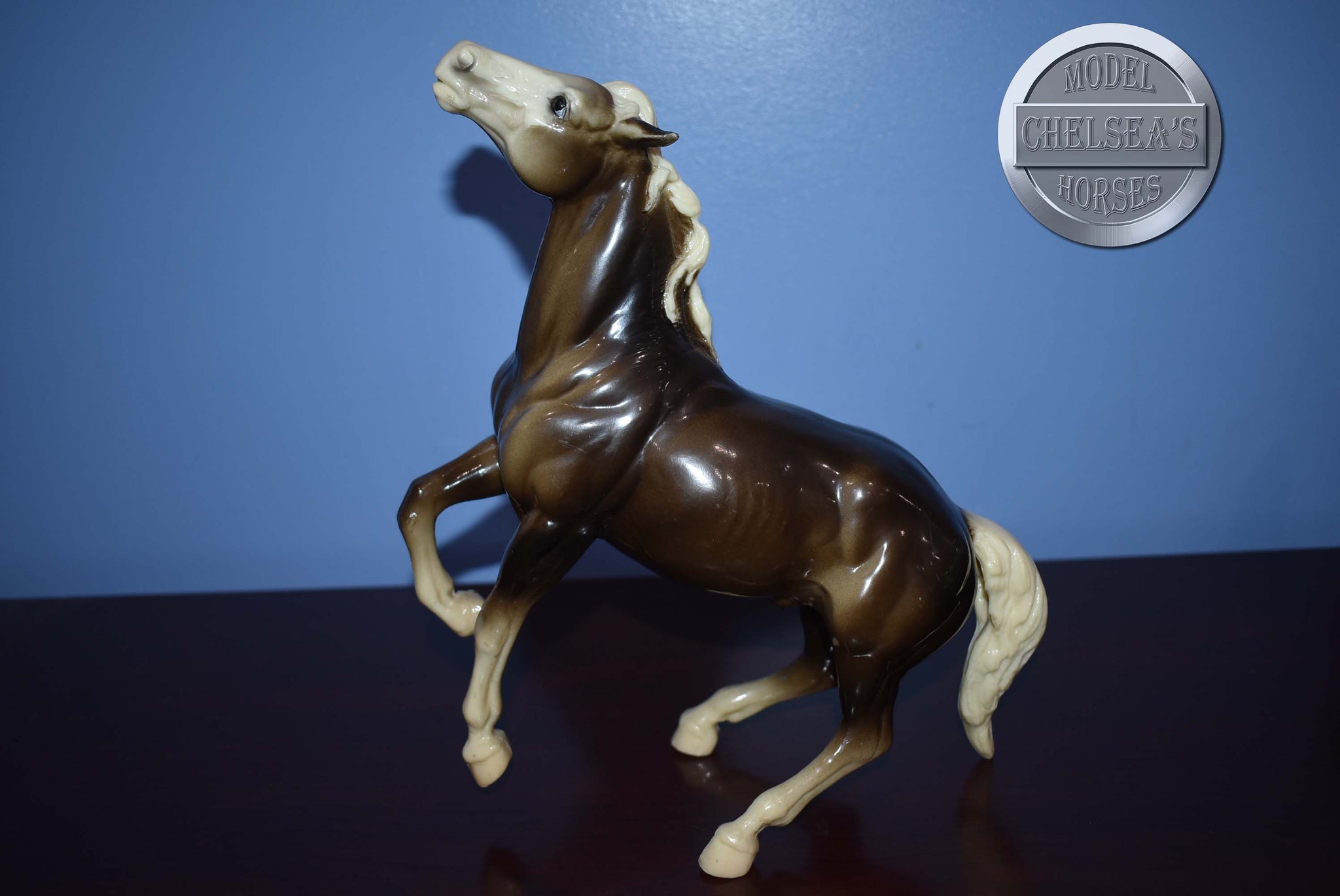 Diablo-Charcoal-Semi Rearing Mustang Mold-Breyer Traditional – Chelsea ...