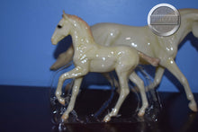 Load image into Gallery viewer, Poppy and Ollie-ALABASTER VERSION-Vintage Club Exclusive-Andalusian Mare and Foal Mold-New in Box-Breyer Traditional