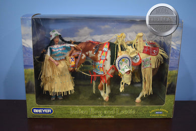 Leotie and Indian Pony-New in Box-Indian Pony Mold-Breyer Traditional