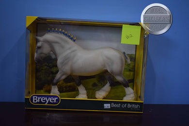 Grey Shire Gelding #2-Best of British-New in Box-Shire Gelding Mold-Breyer Traditional