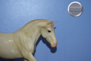 Poppy and Ollie-ALABASTER VERSION-Vintage Club Exclusive-Andalusian Mare and Foal Mold-New in Box-Breyer Traditional