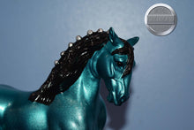 Load image into Gallery viewer, Custom Decorator Splash Aqua Shire-Shire B Mold-Breyer Classic